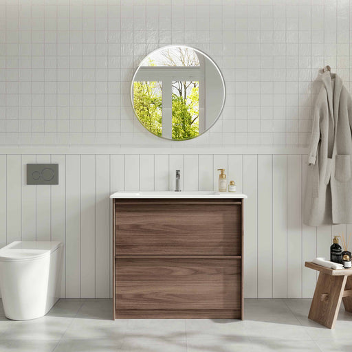 Bella 900mm Freestanding Cabinet - Notaio Walnut mercioaustralia