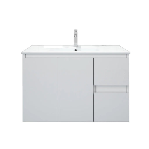 BIANCA 900mm MDF Wall-Hung Vanity (RHD) mercioaustralia