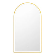 INFINITY BIANCO GOLD FRAMED LED MIRROR 3 COLOUR LIGHTS WITH TOUCH SENSOR SWITCH 500X900MM - FIL Kitchen Bathroom