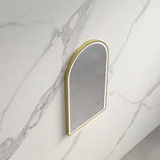 INFINITY BIANCO GOLD FRAMED LED MIRROR 3 COLOUR LIGHTS WITH TOUCH SENSOR SWITCH 500X900MM - FIL Kitchen Bathroom