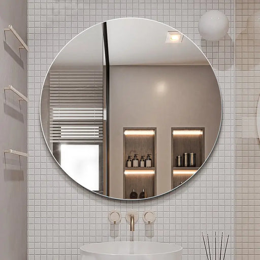 Bianca 70cm Round Mirror – Pencil-Edge Design mercioaustralia