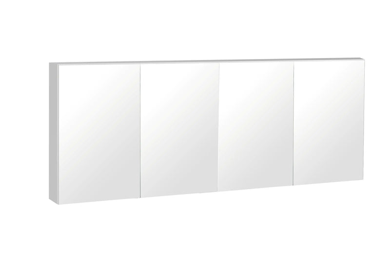 MDF Shaving Cabinet 1500mm - Gloss White mercioaustralia