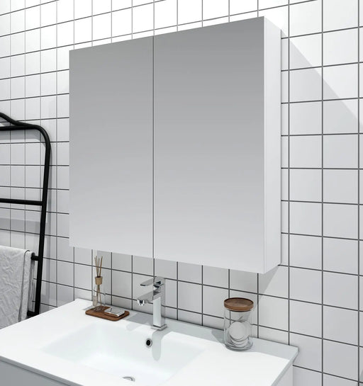 MDF Shaving Cabinet 750mm - Gloss White mercioaustralia