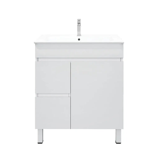 BIANCA 750mm PVC Freestanding Vanity (LHD) mercioaustralia