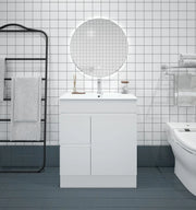 BIANCA 750mm PVC Freestanding Vanity (LHD) mercioaustralia