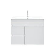 BIANCA 750mm PVC Wall-Hung Vanity (LHD) mercioaustralia