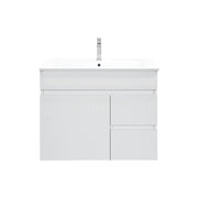 BIANCA 750mm PVC Wall-Hung Vanity (RHD) mercioaustralia