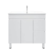 BIANCA 900mm PVC Freestanding Vanity (RHD) mercioaustralia
