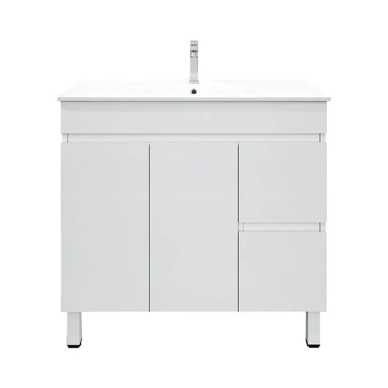 BIANCA 900mm PVC Freestanding Vanity (RHD) mercioaustralia