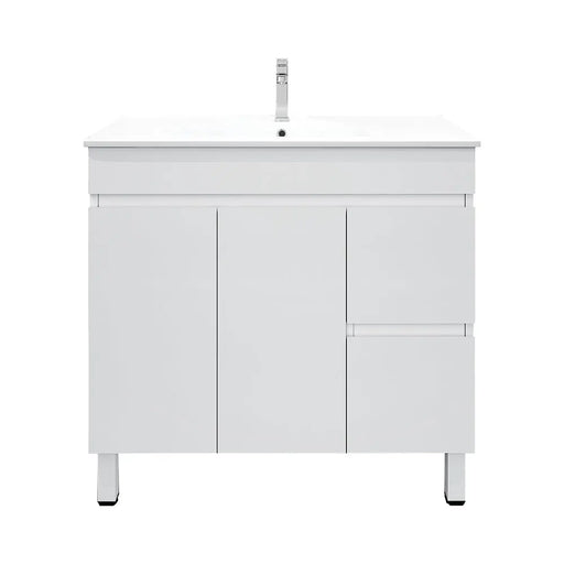 BIANCA 900mm PVC Freestanding Vanity (RHD) mercioaustralia