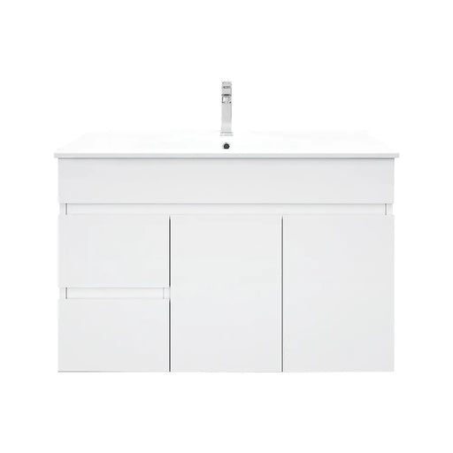 BIANCA 900mm PVC Wall-Hung Vanity (LHD) mercioaustralia
