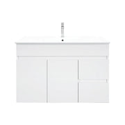 BIANCA 900mm PVC Wall-Hung Vanity (RHD) mercioaustralia