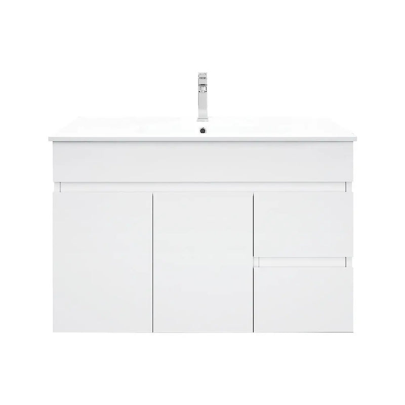 BIANCA 900mm PVC Wall-Hung Vanity (RHD) mercioaustralia
