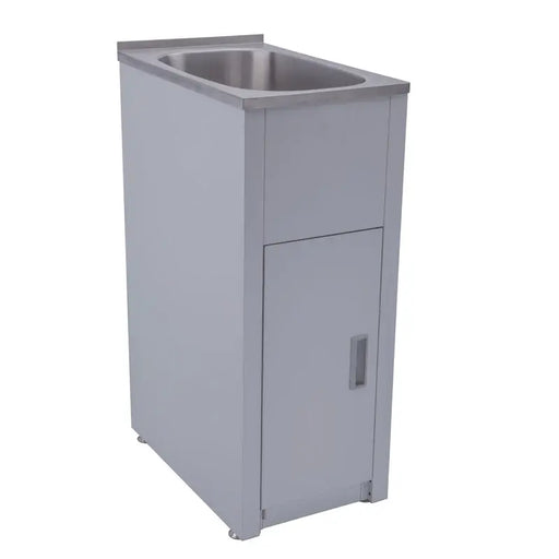 LAUNDRY CABINET AND STAINLESS STEEL TUB 370MM BUK