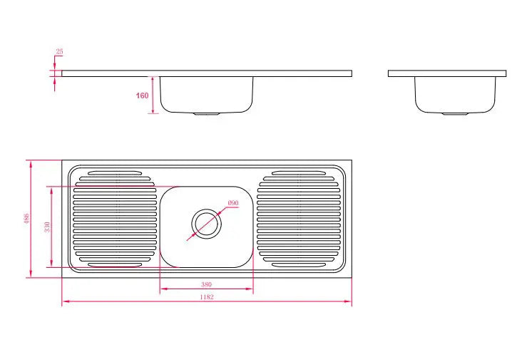 Lukka PVC Kitchenette/Laundry Unit Lukka