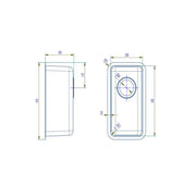 PKSS-240R 440*240*200mm Hand Made Stainless Steel Kitchen Sink - FIL Kitchen Bathroom