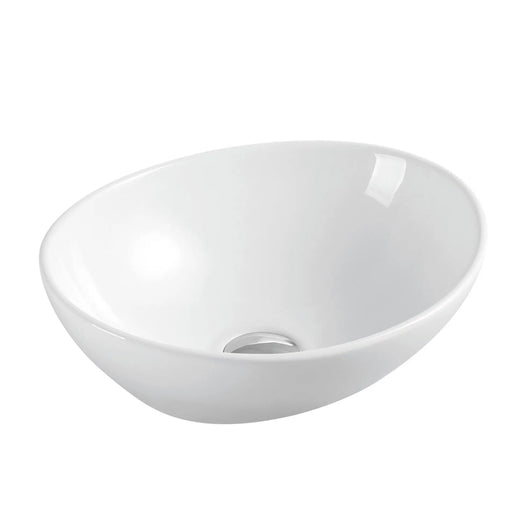 Boat 41 Counter-top Oval Basin - Gloss White mercioaustralia