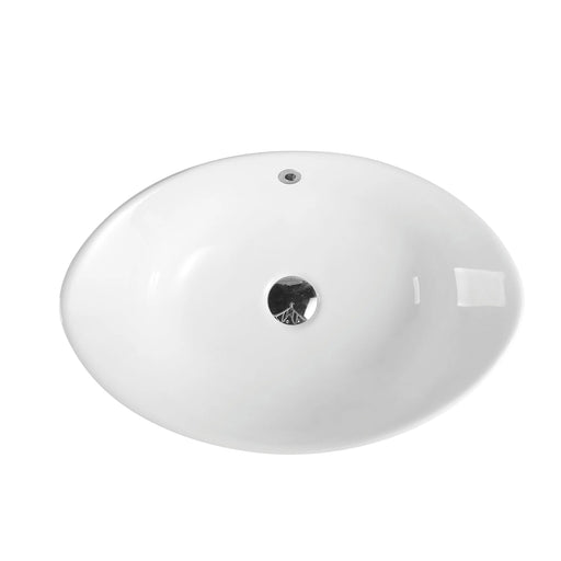 Boat 59 Counter-top Oval Basin - Gloss White mercioaustralia