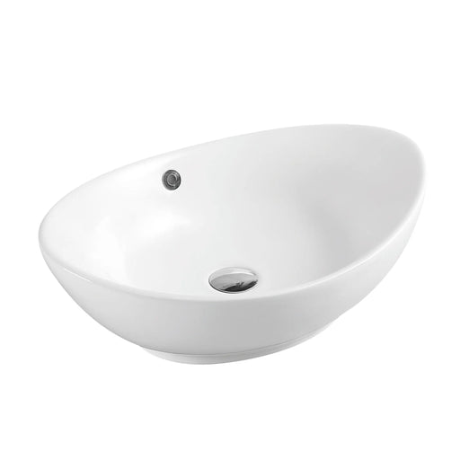 Boat 59 Counter-top Oval Basin - Gloss White mercioaustralia