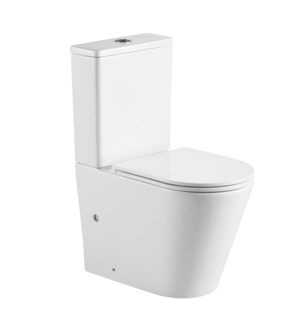 Berlin Matt White Back To Wall Toilet Suite