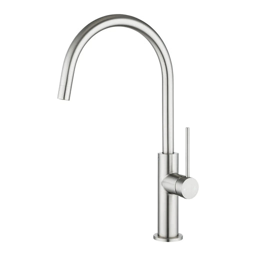 Standard Slim Stainless Steel Kitchen Mixer With 360° Swivel Spout Aquaperla