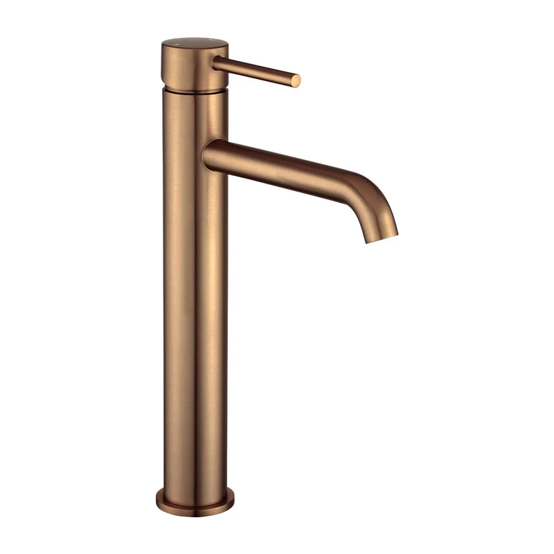LUCID PIN Series Round Tall Basin Mixer  Chrome & Colours Aquaperla