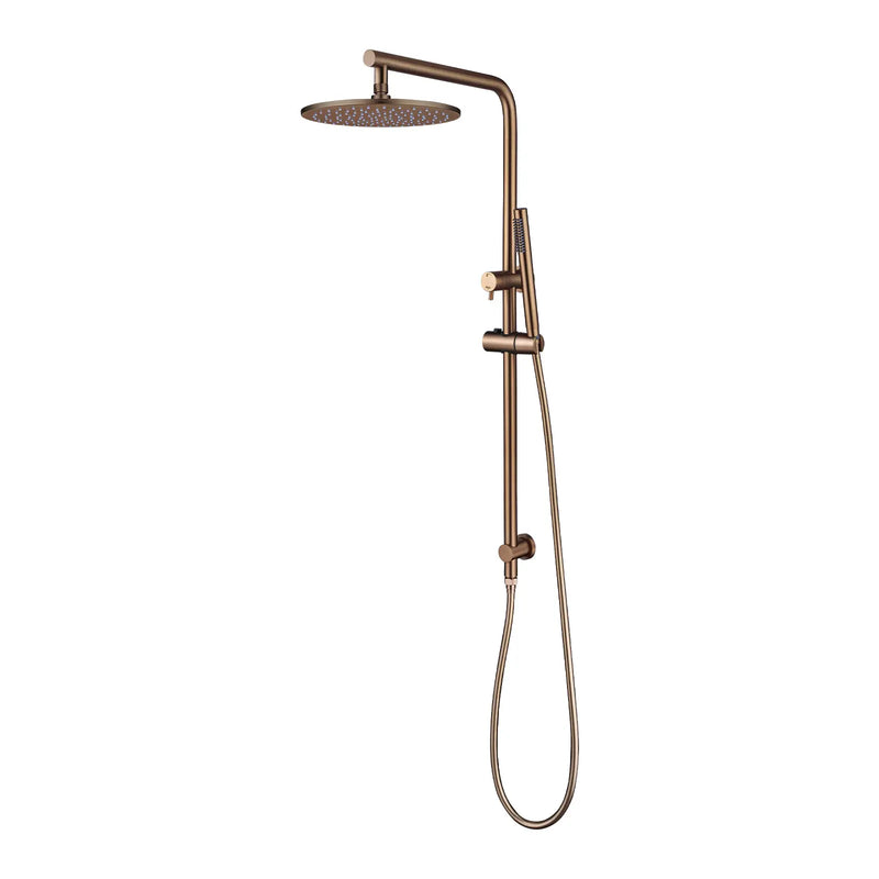 10'' Round Shower Station Top Water Inlet(Right Angle) FIL Kitchen Bathroom