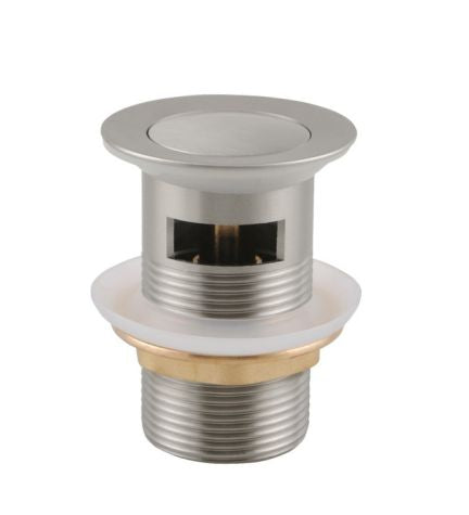 POP UP WASTE With Overflow Brass Chrome/Brushed Nickle/Matt Black/Brushed Gold