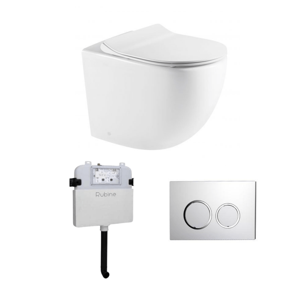 Rubine Concealed Cistern Mecca Floor Pan Package