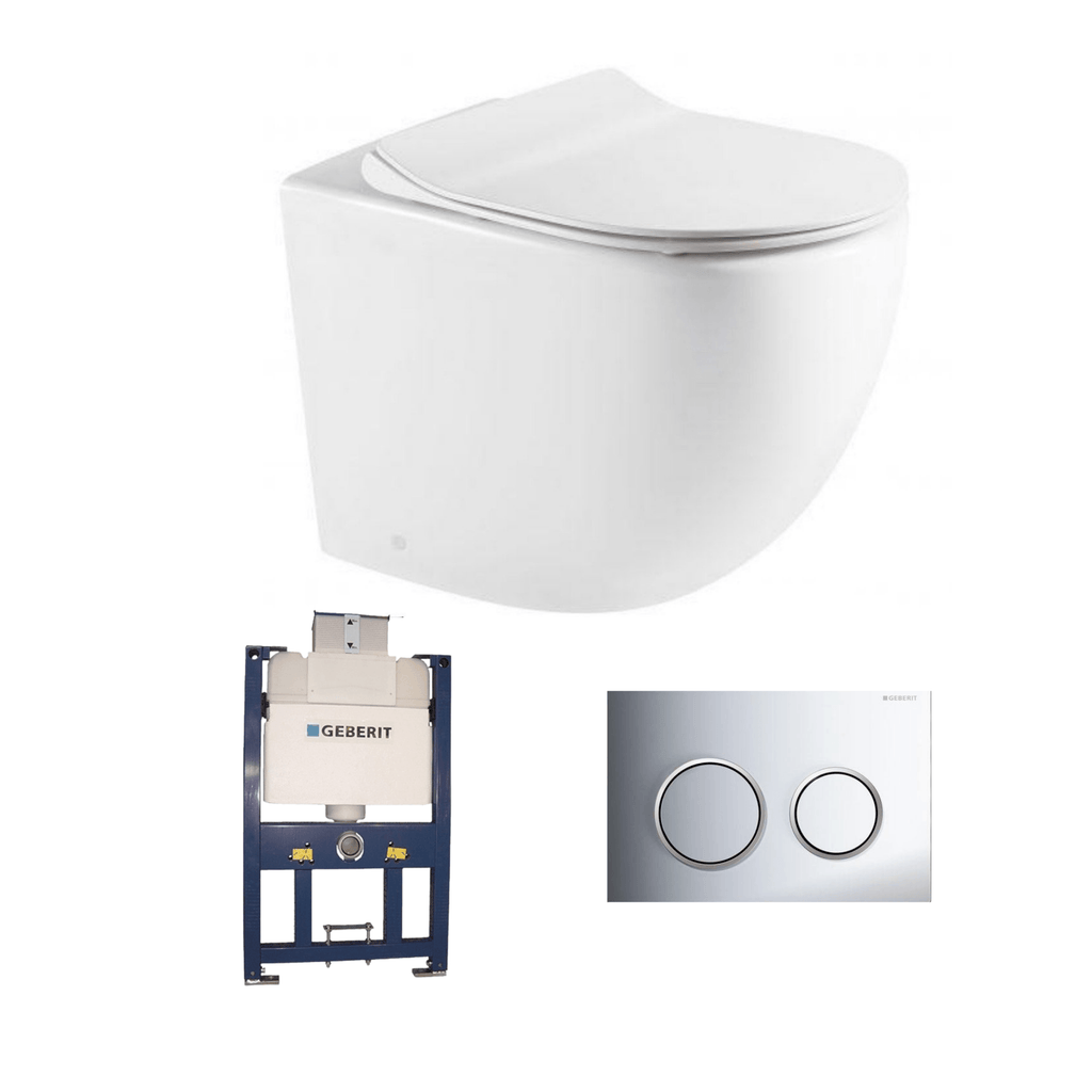 Geberit Kappa Undermount Cistern Wall-hung Pan Access Plate Package - Mecca