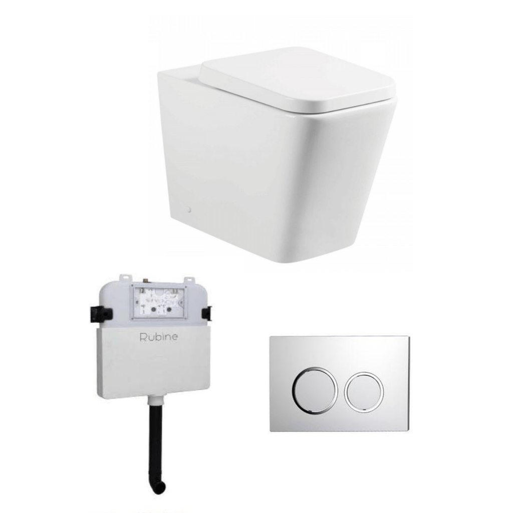 Rubine Concealed Cistern Elysian Floor Pan Package