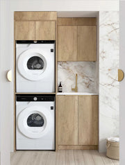 Byron/Bondi Natural Oak Laundry Kit 1305x600x2100 (Set-C) - FIL Kitchen Bathroom