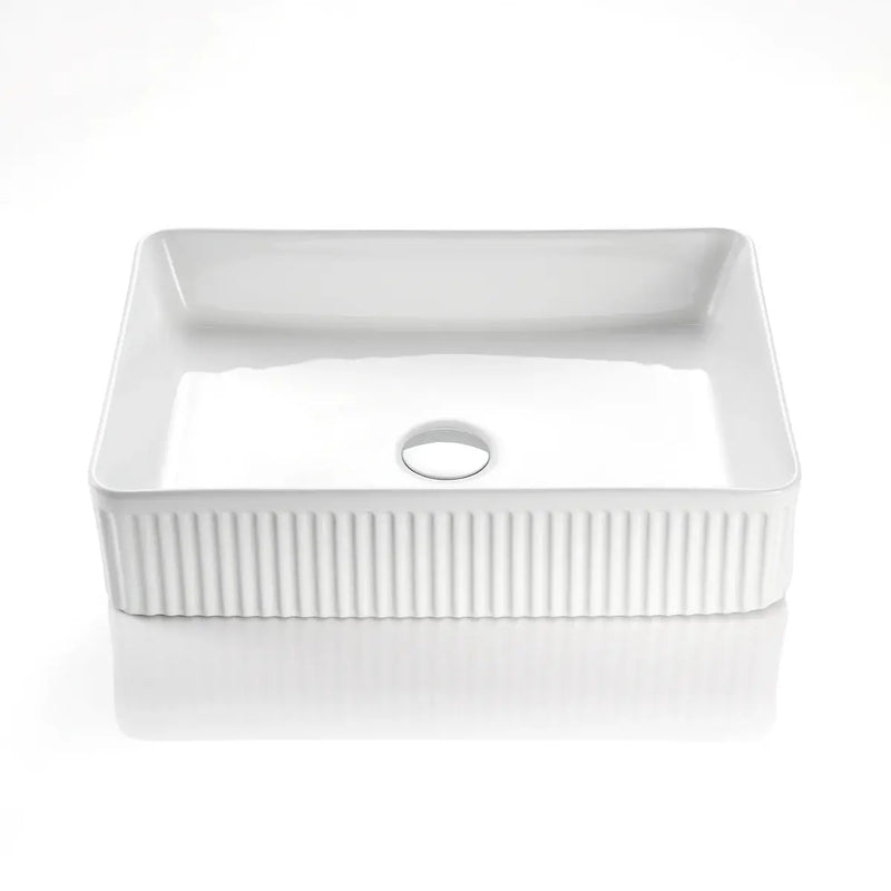Cascade Rectangular Above Counter Basin 500mmX380mmX120mm - FIL Kitchen Bathroom
