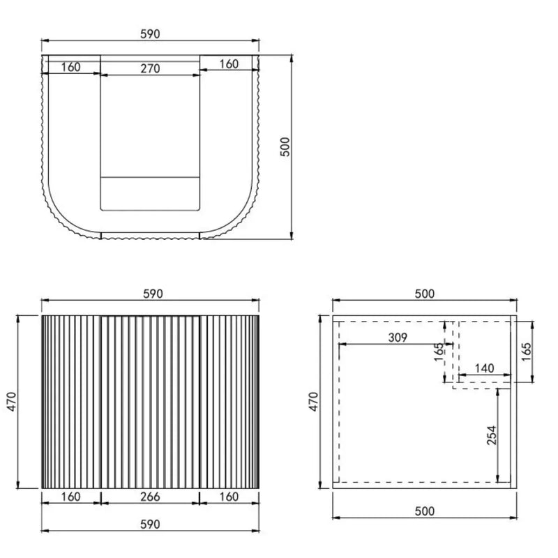 Avalon Wall Hung Vanity Single Bowl Matt White 600mm/750mm/900mm/1200mm - FIL Kitchen Bathroom