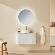Avalon Wall Hung Vanity Single Bowl Matt White 600mm/750mm/900mm/1200mm - FIL Kitchen Bathroom