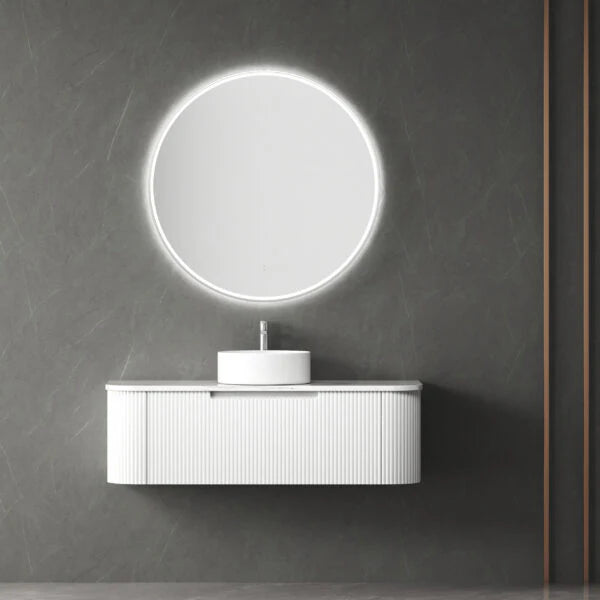Savio Wall Hung Matte White 750mm/900mm/1200mm/1500mm/1800mm