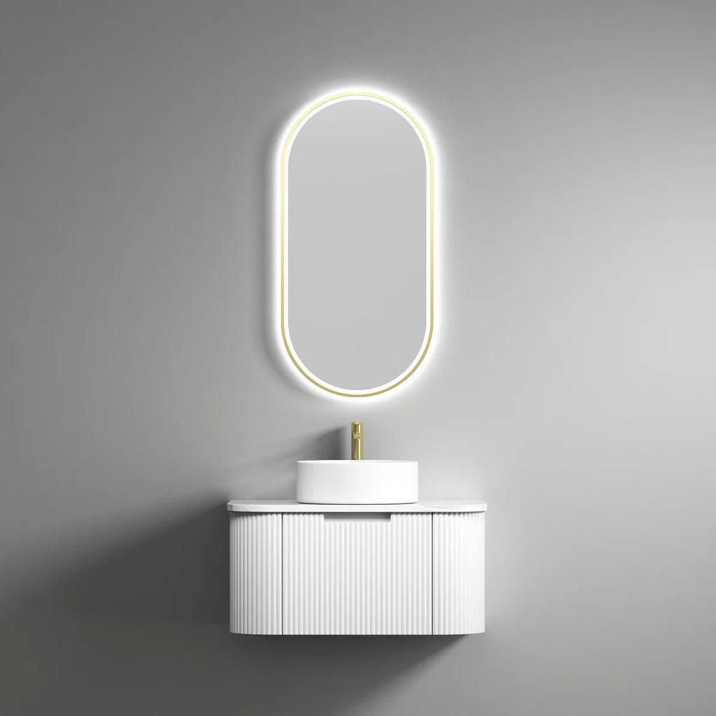 Savio Wall Hung Matte White 750mm/900mm/1200mm/1500mm/1800mm