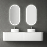 Savio Wall Hung Matte White 750mm/900mm/1200mm/1500mm/1800mm - FIL Kitchen Bathroom