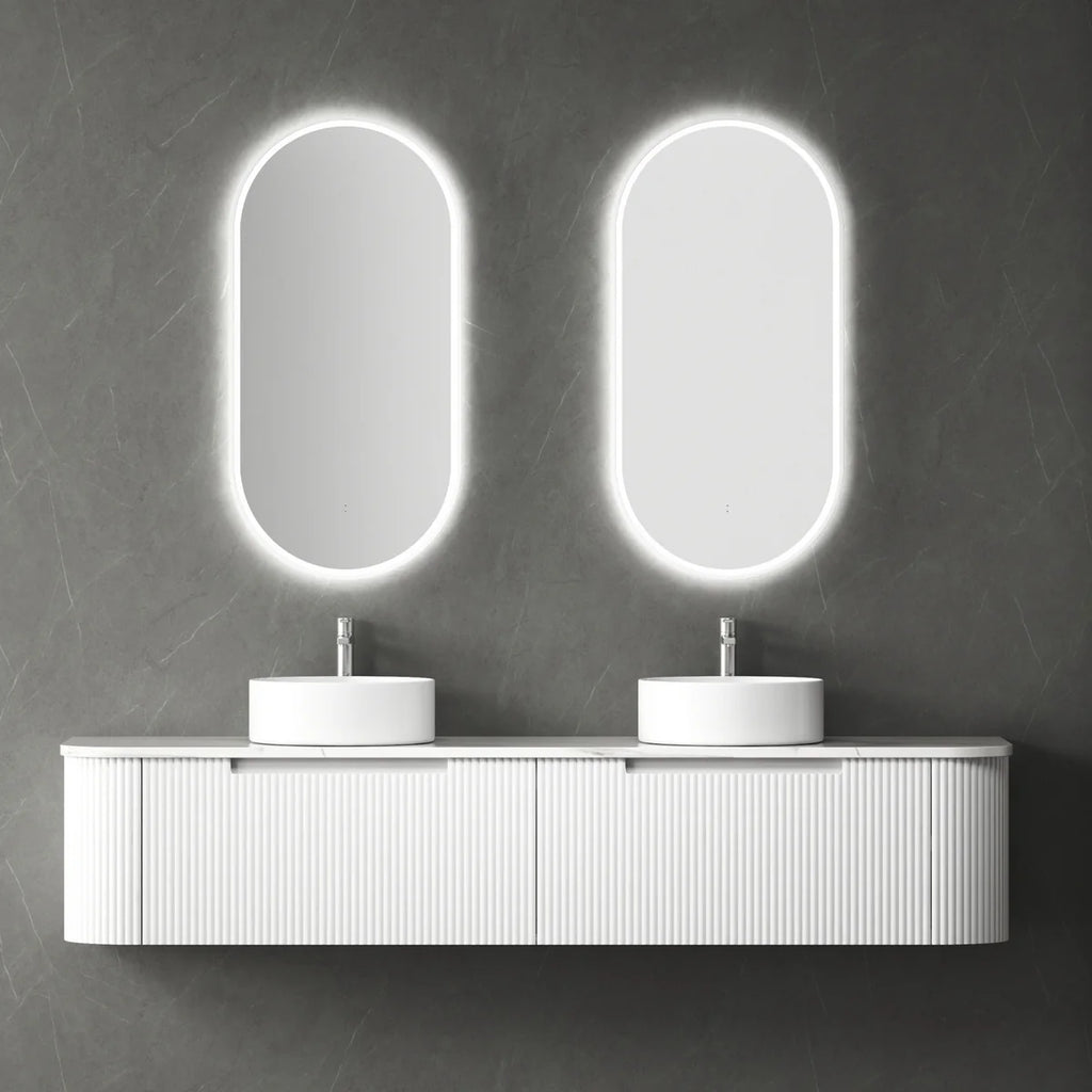 Savio Wall Hung Matte White 750mm/900mm/1200mm/1500mm/1800mm