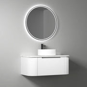 Savio Wall Hung Matte White 750mm/900mm/1200mm/1500mm/1800mm - FIL Kitchen Bathroom