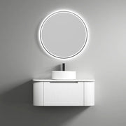 Savio Wall Hung Matte White 750mm/900mm/1200mm/1500mm/1800mm - FIL Kitchen Bathroom