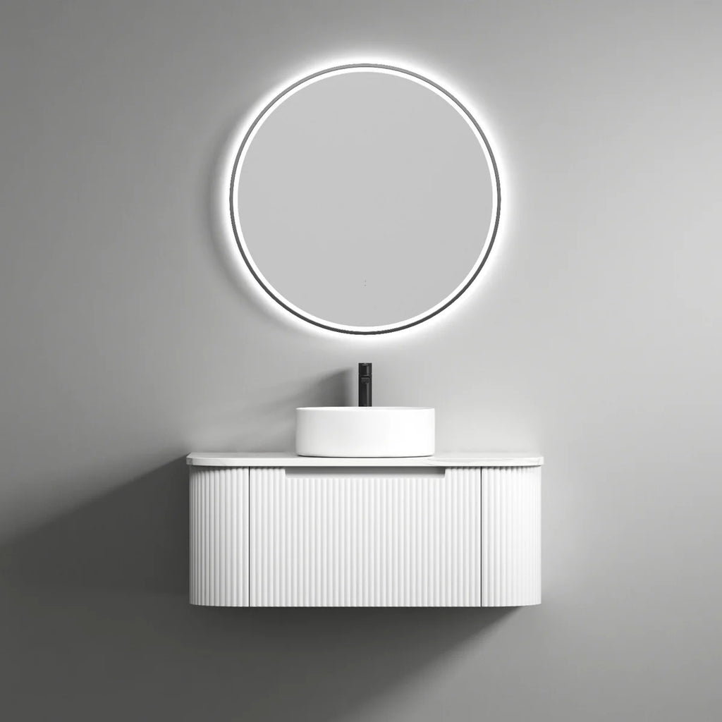 Savio Wall Hung Matte White 750mm/900mm/1200mm/1500mm/1800mm