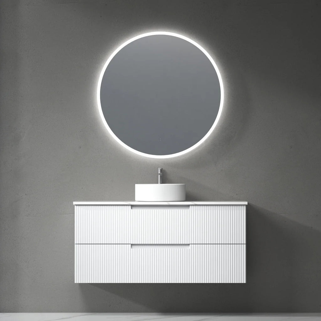 Verona Mark II Wall Hung Matte White 600mm/750mm/900mm/1200mm