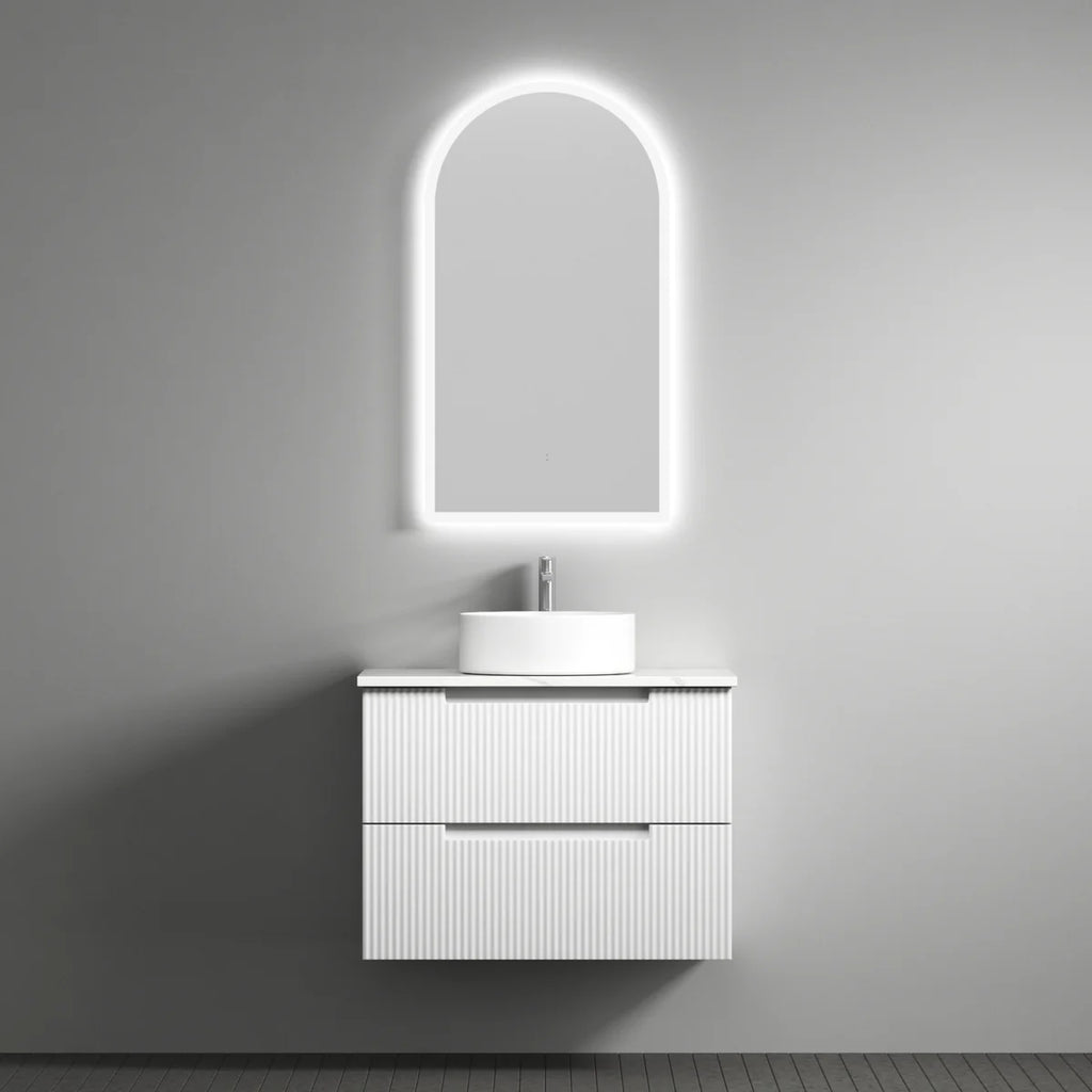 Verona Mark II Wall Hung Matte White 600mm/750mm/900mm/1200mm