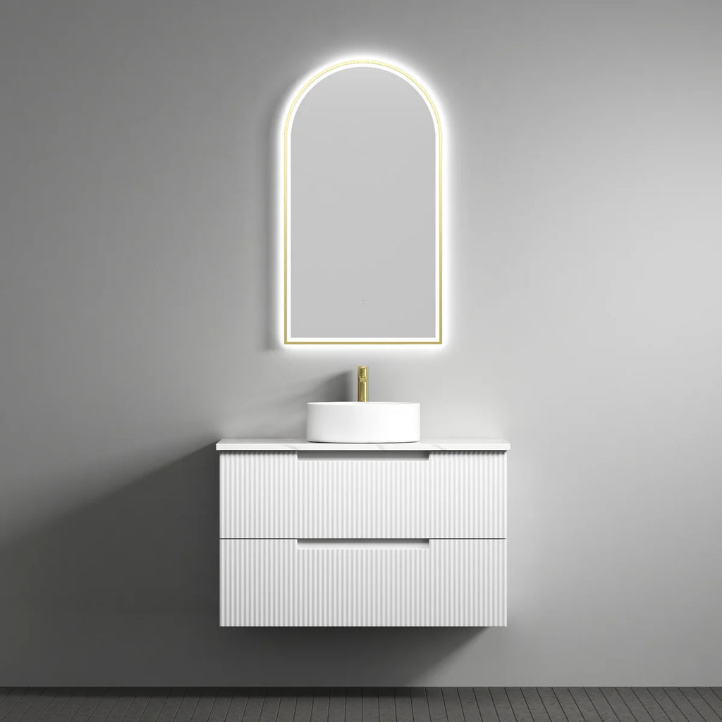 Verona Mark II Wall Hung Matte White 600mm/750mm/900mm/1200mm