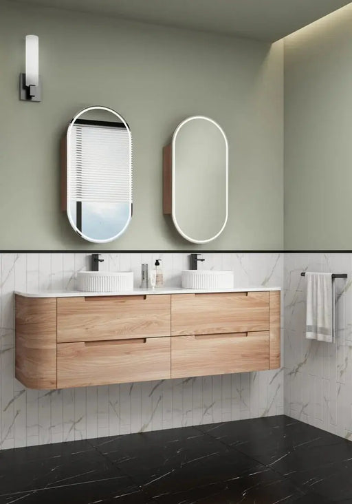 Briony Wall Hung Real Timber 1500mm/1800mm - FIL Kitchen Bathroom