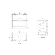 Lovina Floor Standing Vanity Harvest Oak 600mm/750mm/900mm/1200mm/150mm/1800mm - FIL Kitchen Bathroom