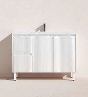 Brighton Floor Standing Vanity PVC Matte Black 600mm/750mm/900mm CETO