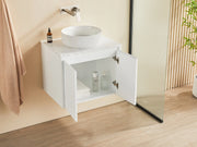 Brindabella Wall-Hung PVC Fluted Vanity (600mm) POSEIDON
