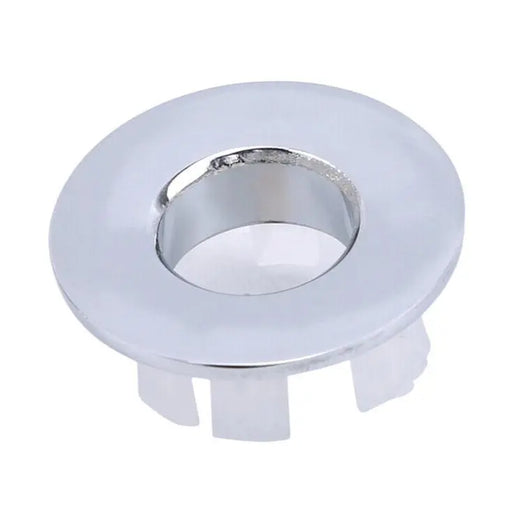 Round Basin Overflow Cover - Chrome mercioaustralia